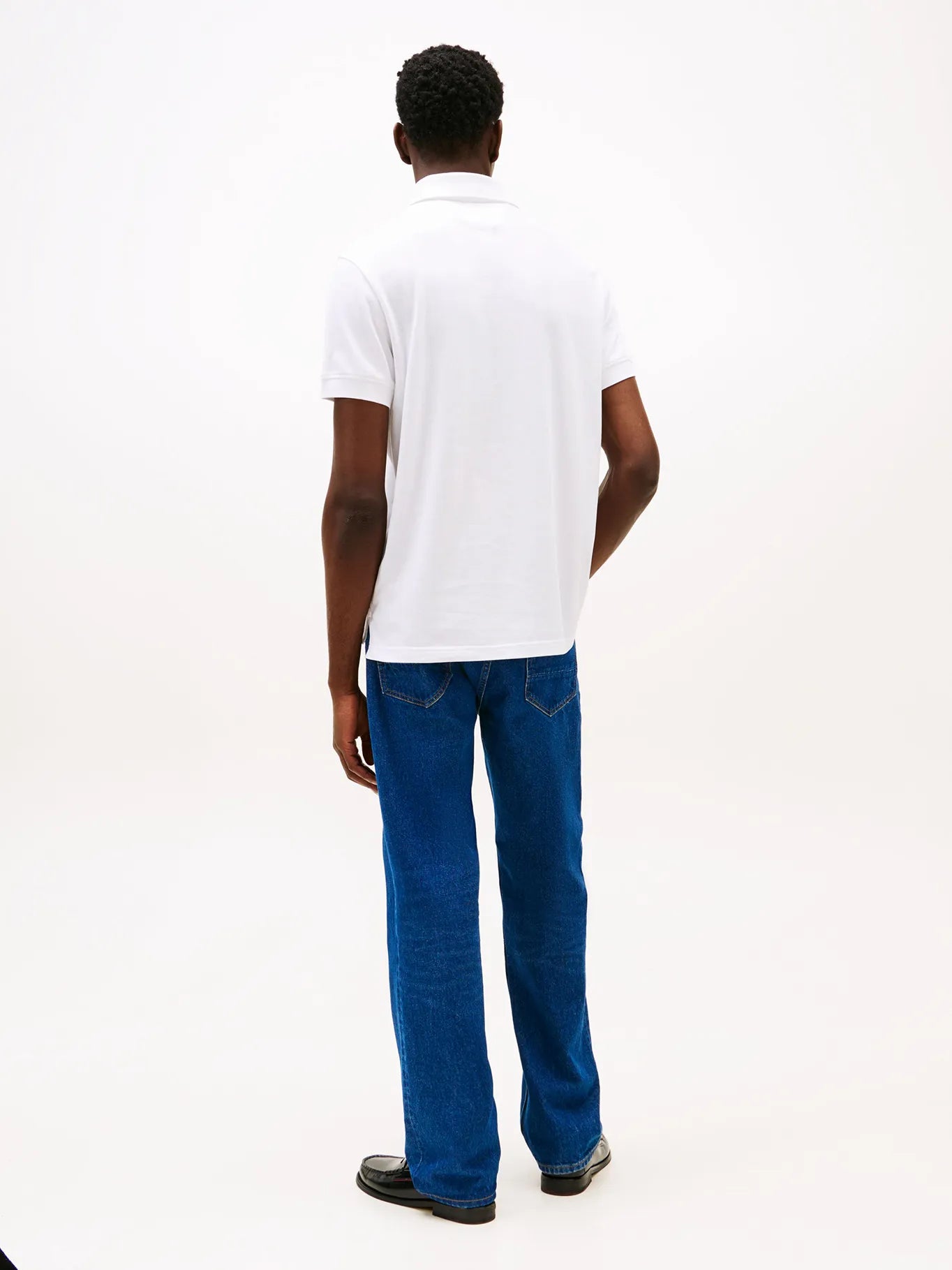 Polera Hombre Polo Chest Insert Logo Regular Fit Blanca