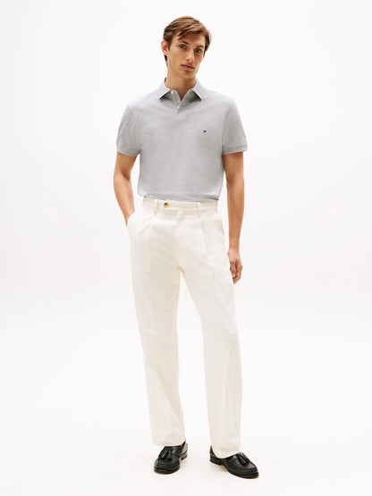 Polera Hombre Polo Logo 1985 Slim Fit Gris