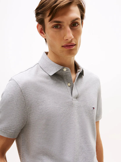 Polera Hombre Polo Logo 1985 Slim Fit Gris