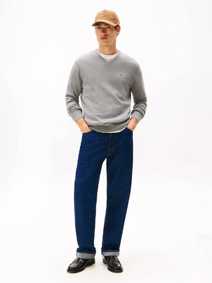 Sweater Hombre Básico Signature V-Neck Gris
