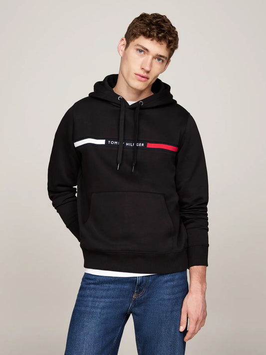 Polerón Hombre Hoodie Chest Logo Black