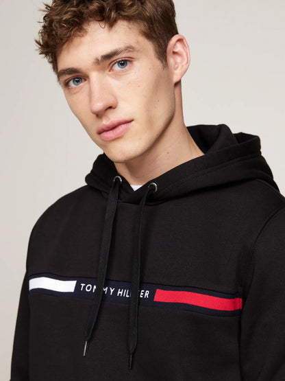 Polerón Hombre Hoodie Chest Logo Black