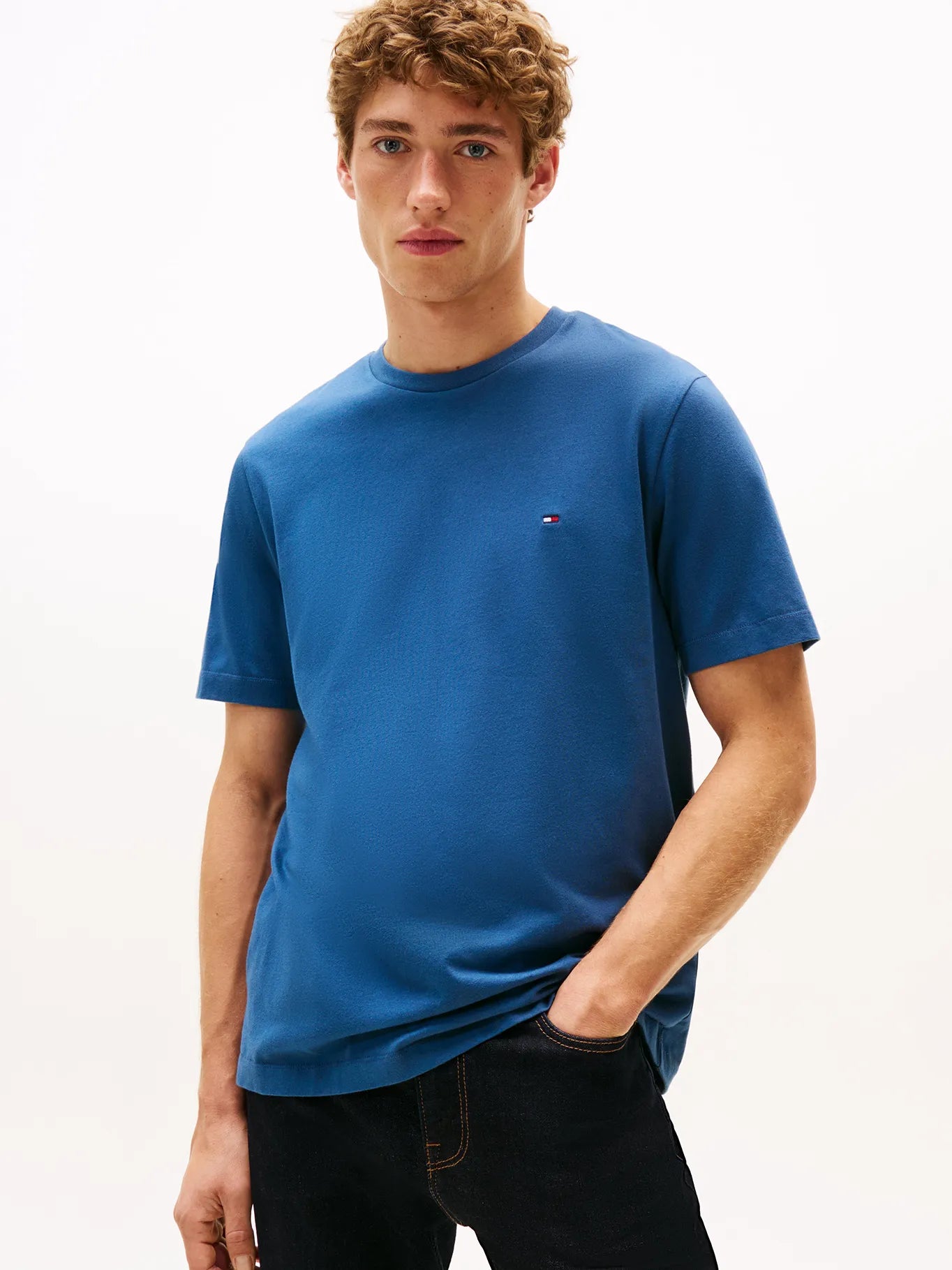 Polera Hombre Essential C-Neck Regular Fit Sea