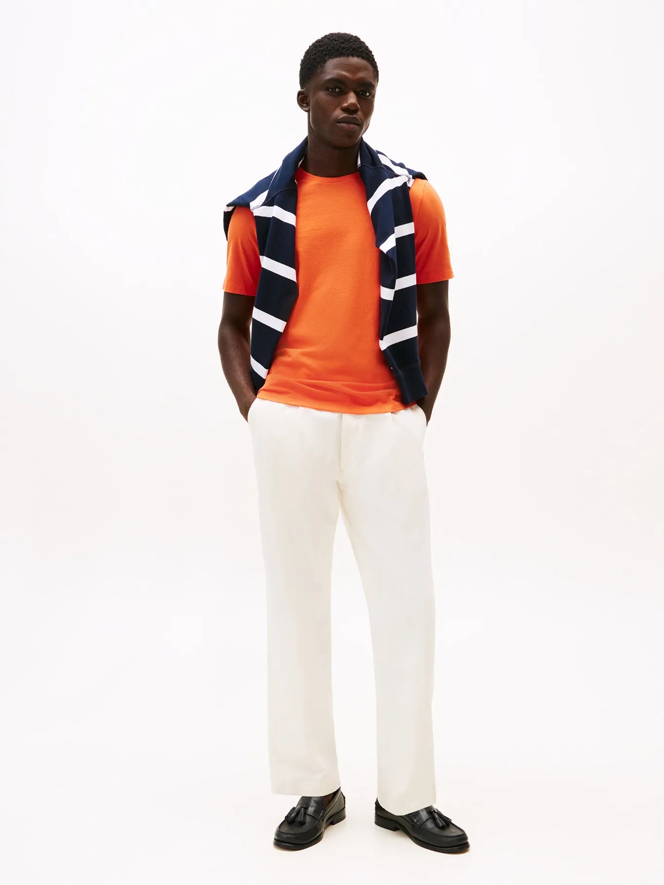 Polera Hombre Essential C-Neck Regular Fit Orange