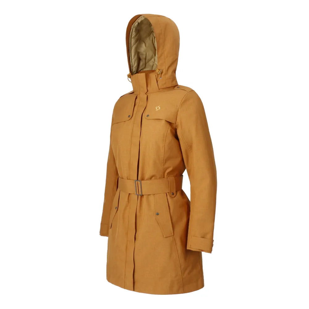 Parka Mujer Abrigo Aurora  Mostaza