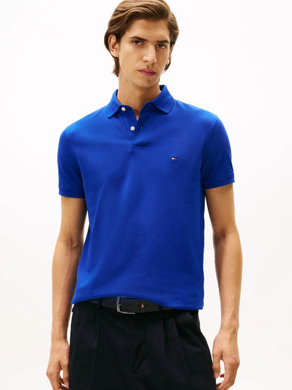 Polera Hombre Polo Logo 1985 Slim Fit Azul