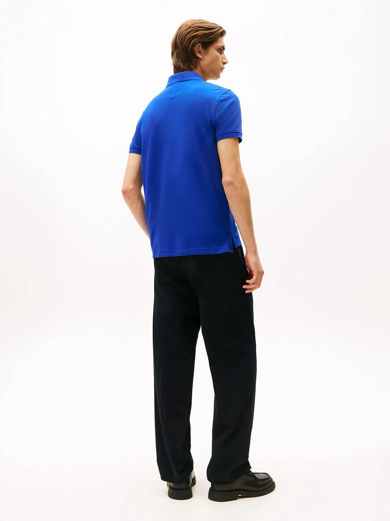 Polera Hombre Polo Logo 1985 Slim Fit Azul