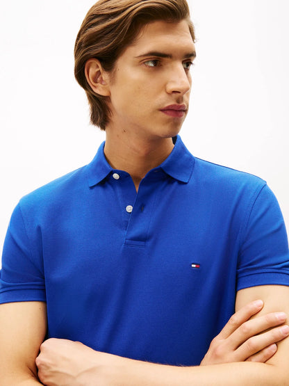 Polera Hombre Polo Logo 1985 Slim Fit Azul