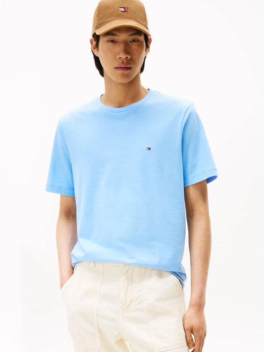 Polera Hombre Essential C-Neck Regular Fit Celeste