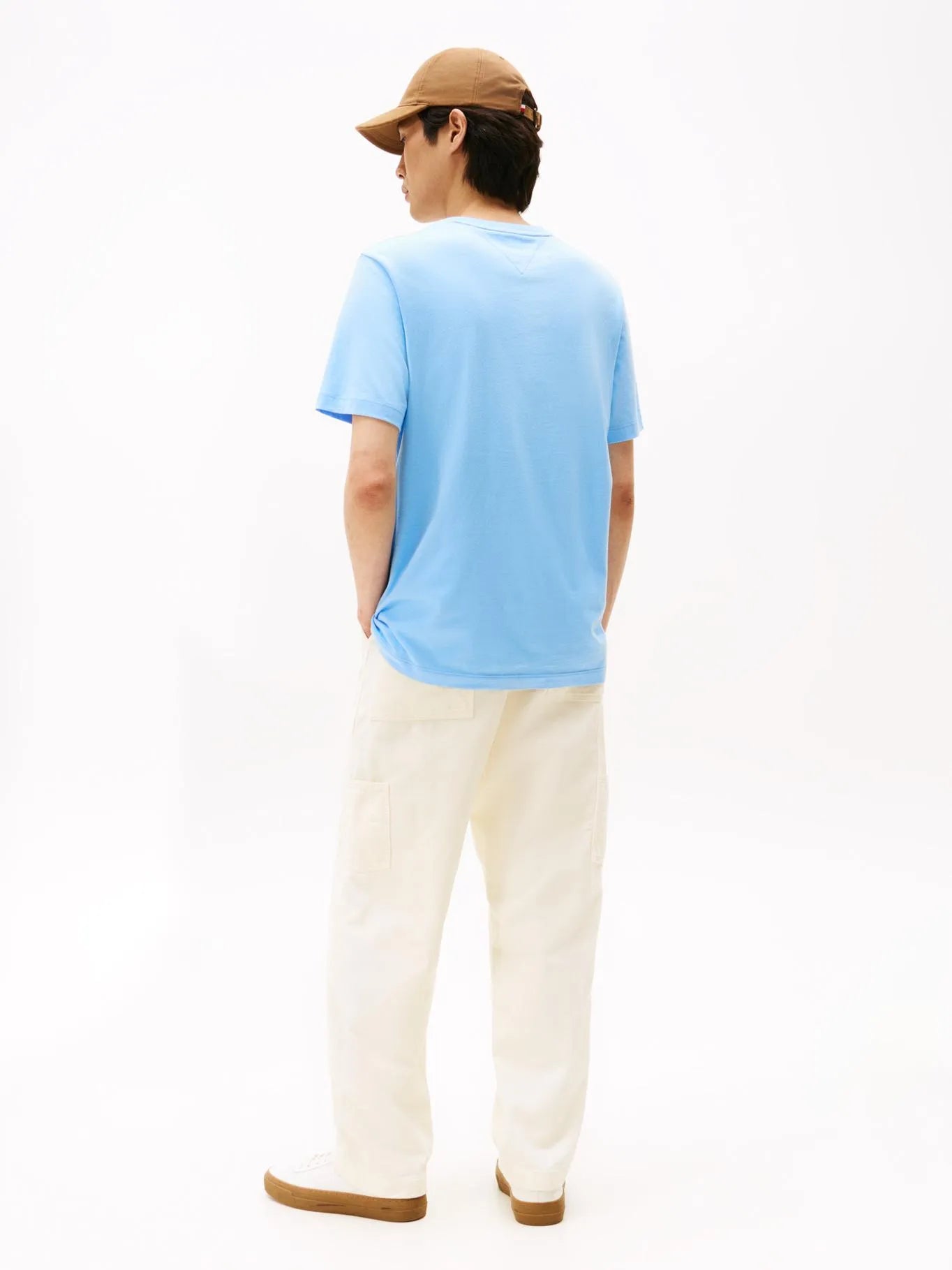 Polera Hombre Essential C-Neck Regular Fit Celeste