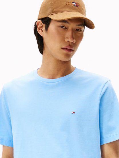 Polera Hombre Essential C-Neck Regular Fit Celeste