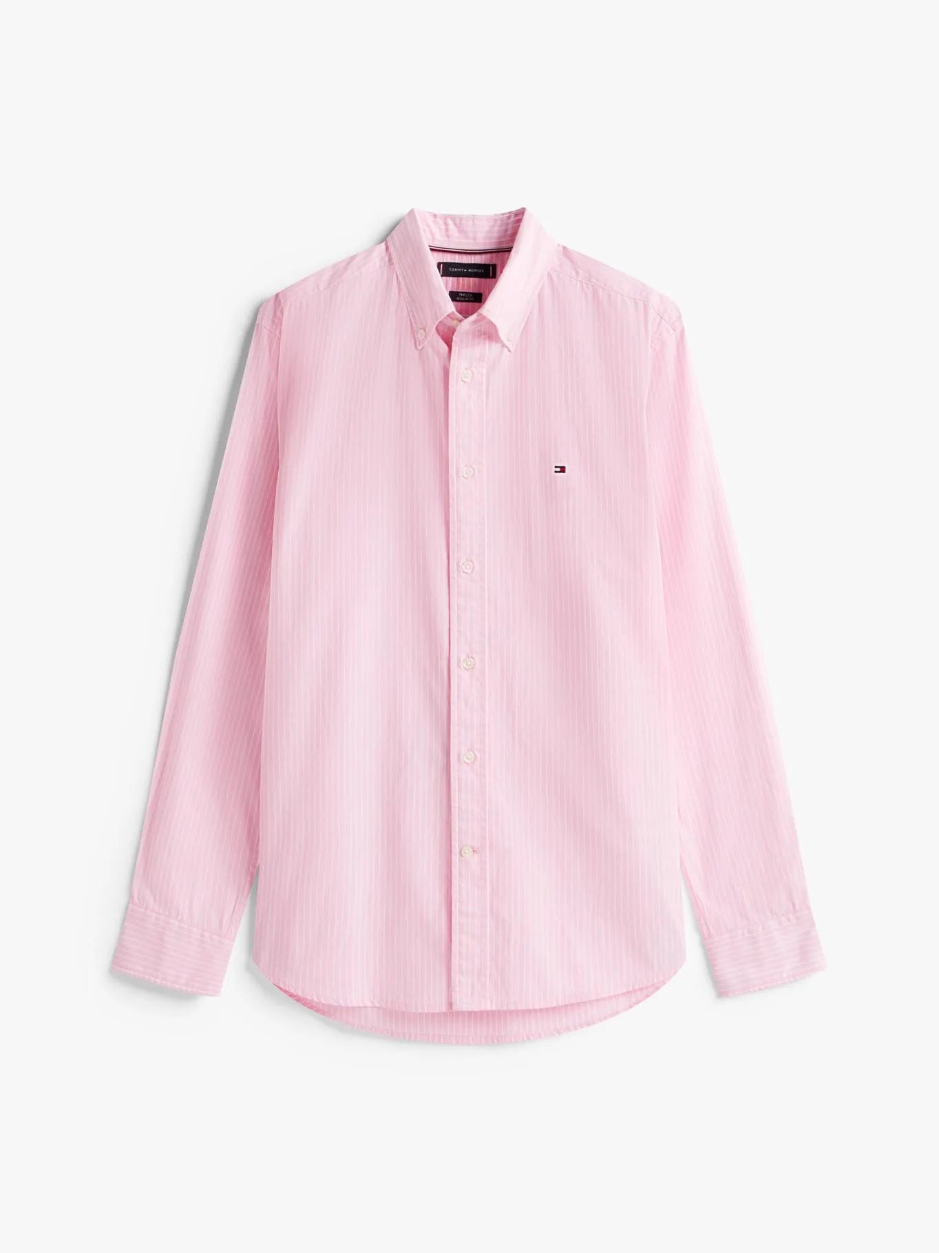 Camisa Hombre Core De Popelín Regular Fit Rosada