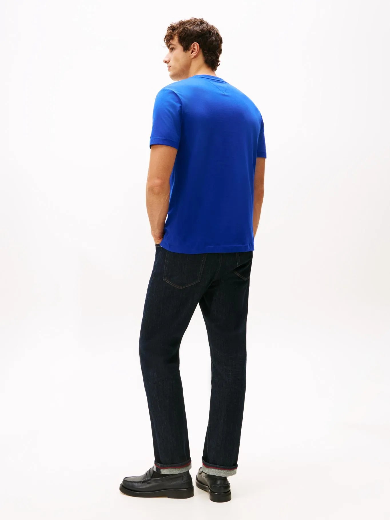 Polera Hombre Stack Graphic Regular Fit Azul Electrico