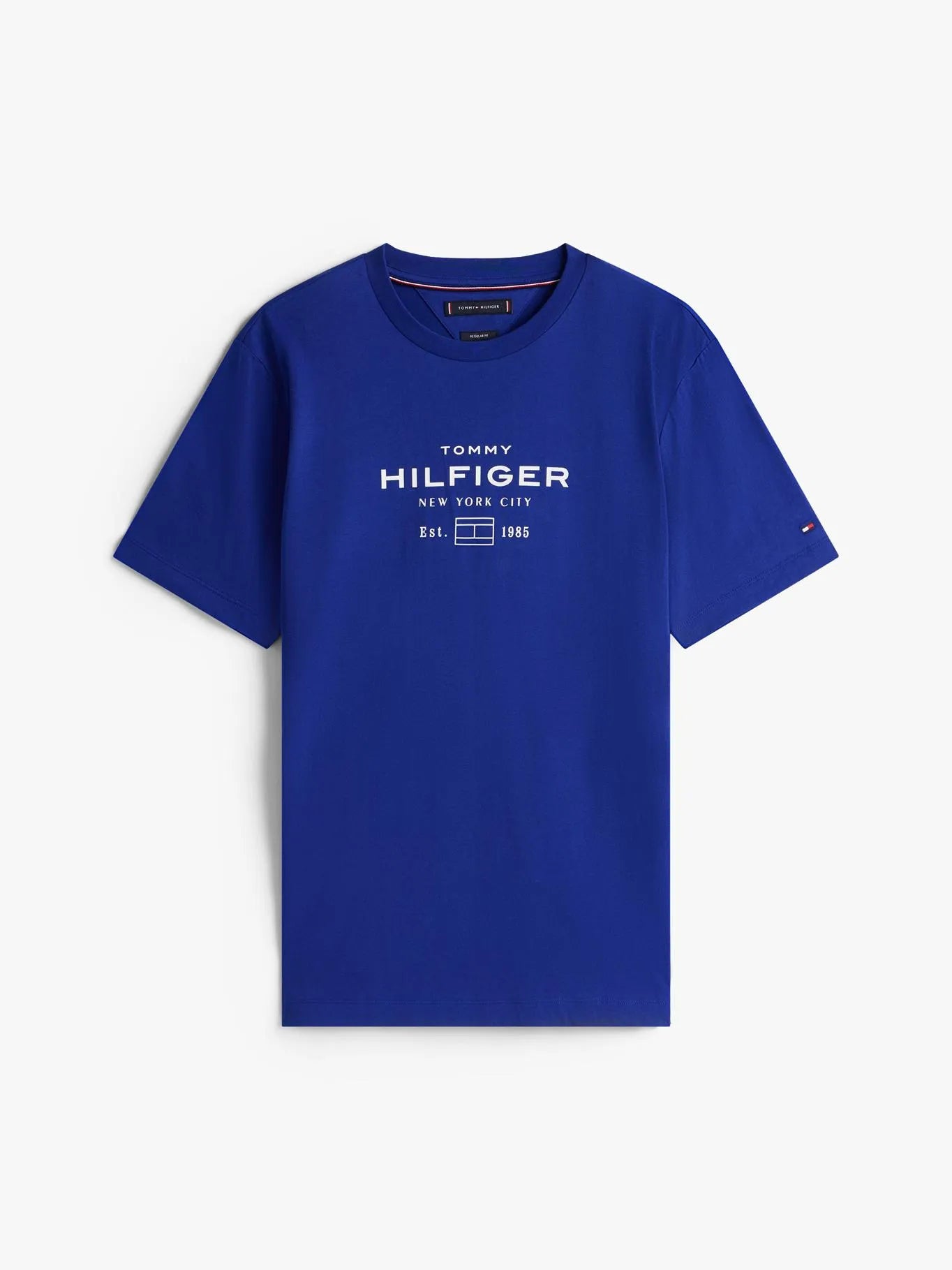 Polera Hombre Stack Graphic Regular Fit Azul Electrico