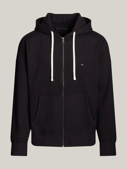 Polerón Hombre Hoodie Essential Con Cierre Black