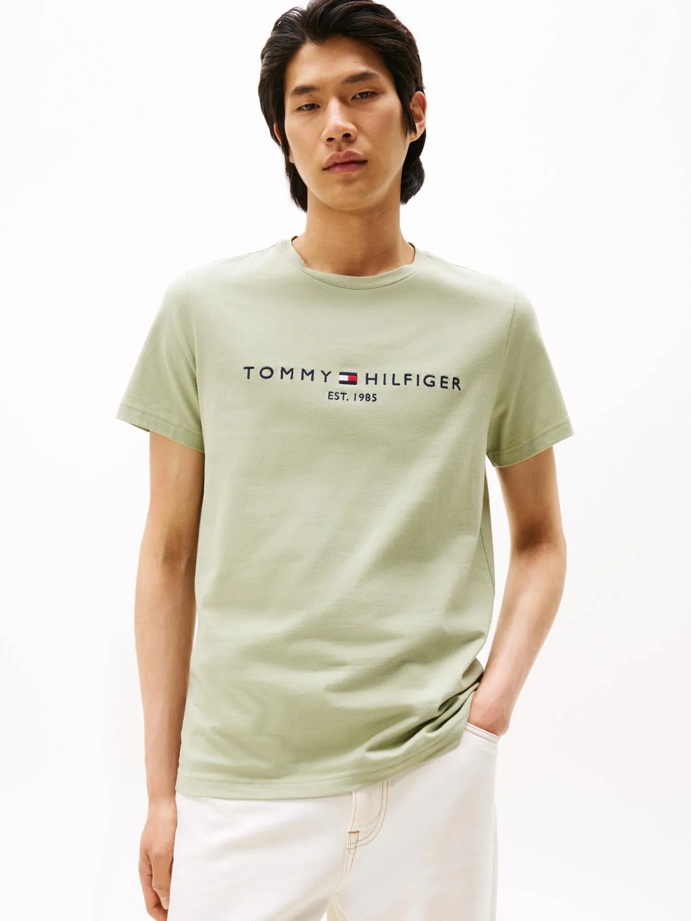 Polera Hombre Organic Cotton Slim Fit Verde