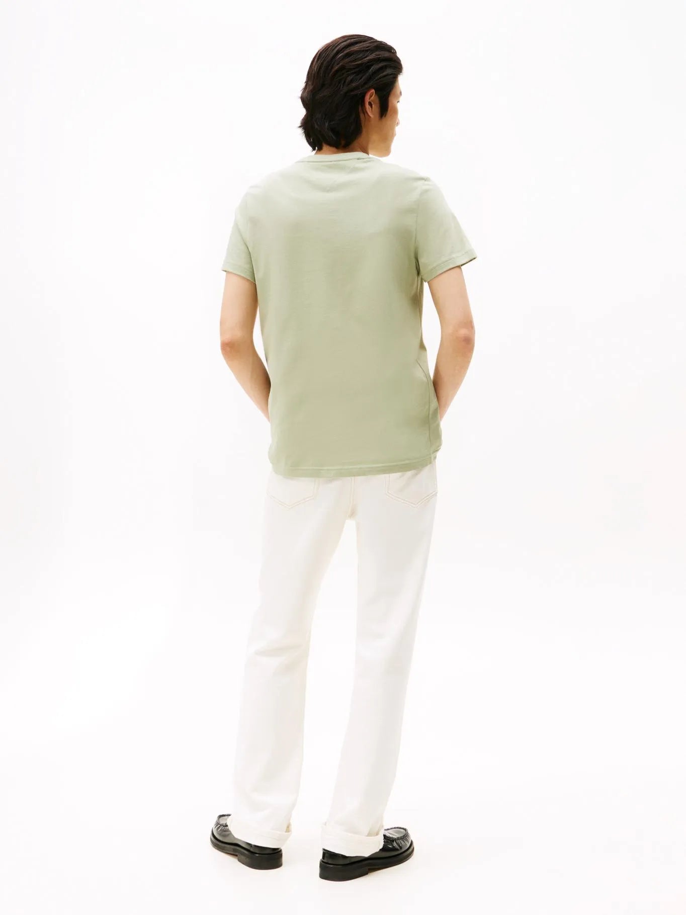 Polera Hombre Organic Cotton Slim Fit Verde