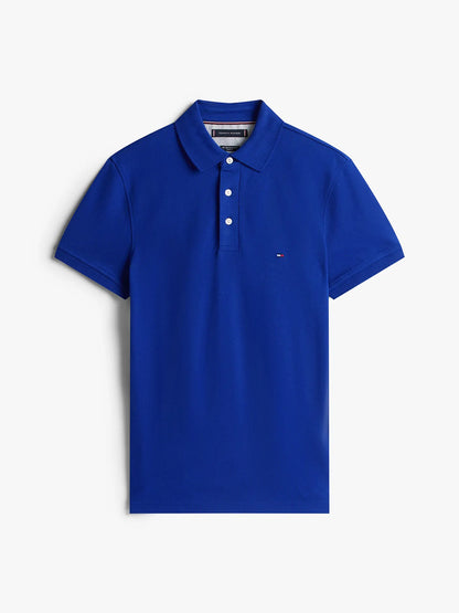 Polera Hombre Polo Im Collection 1985 Slim Fit Azul Eléctrico