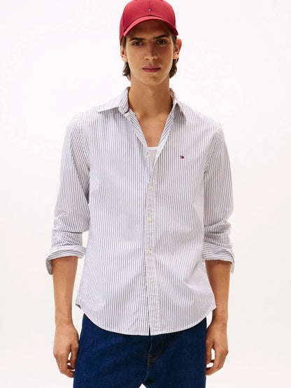 Camisa Hombre Core De Popelín Regular Fit Black