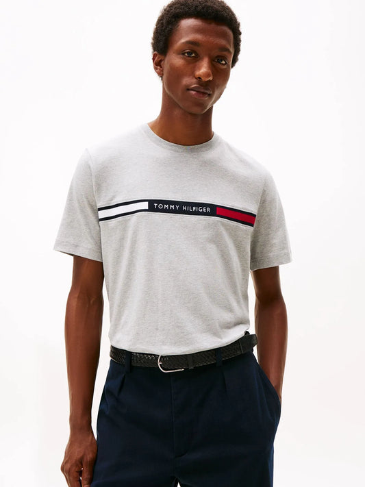 Polera Hombre Chest Insert Logo Regular Fit Gris