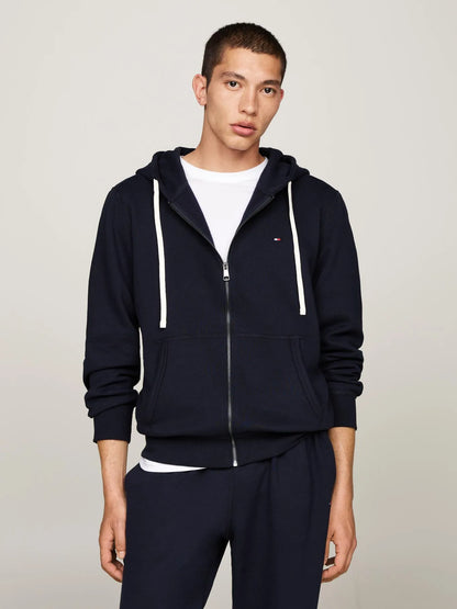 Polerón Hombre Hoodie Essential Con Cierre Navy