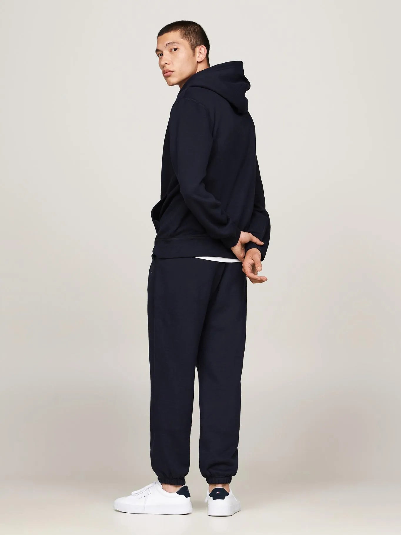 Polerón Hombre Hoodie Essential Con Cierre Navy