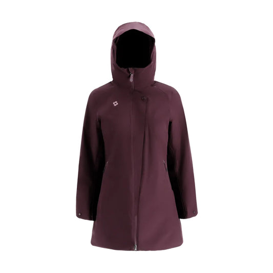 Parka Mujer Abrigo Raven Burdeo