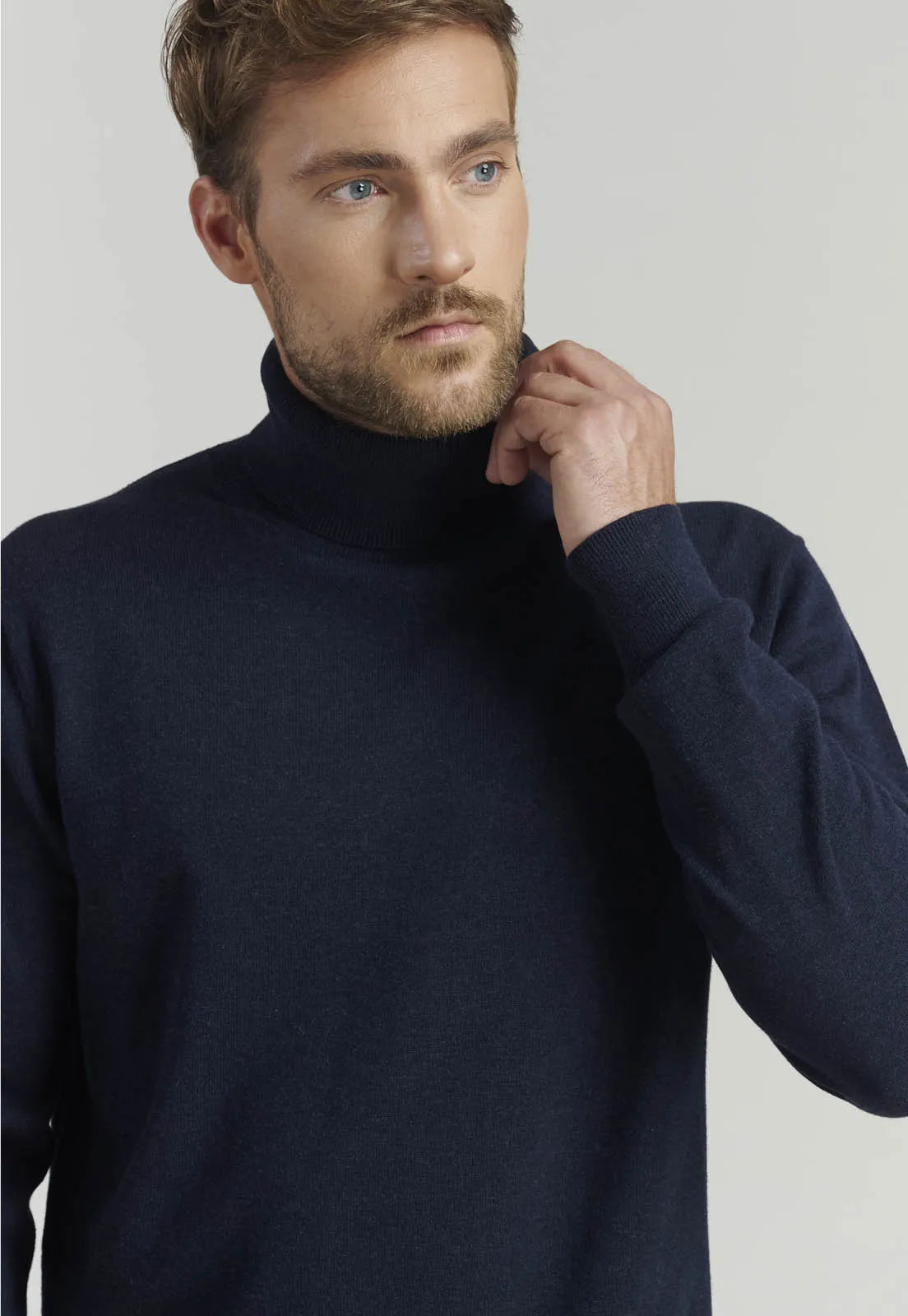 Sweater Hombre Turtle Neck F Smart Casual Navy
