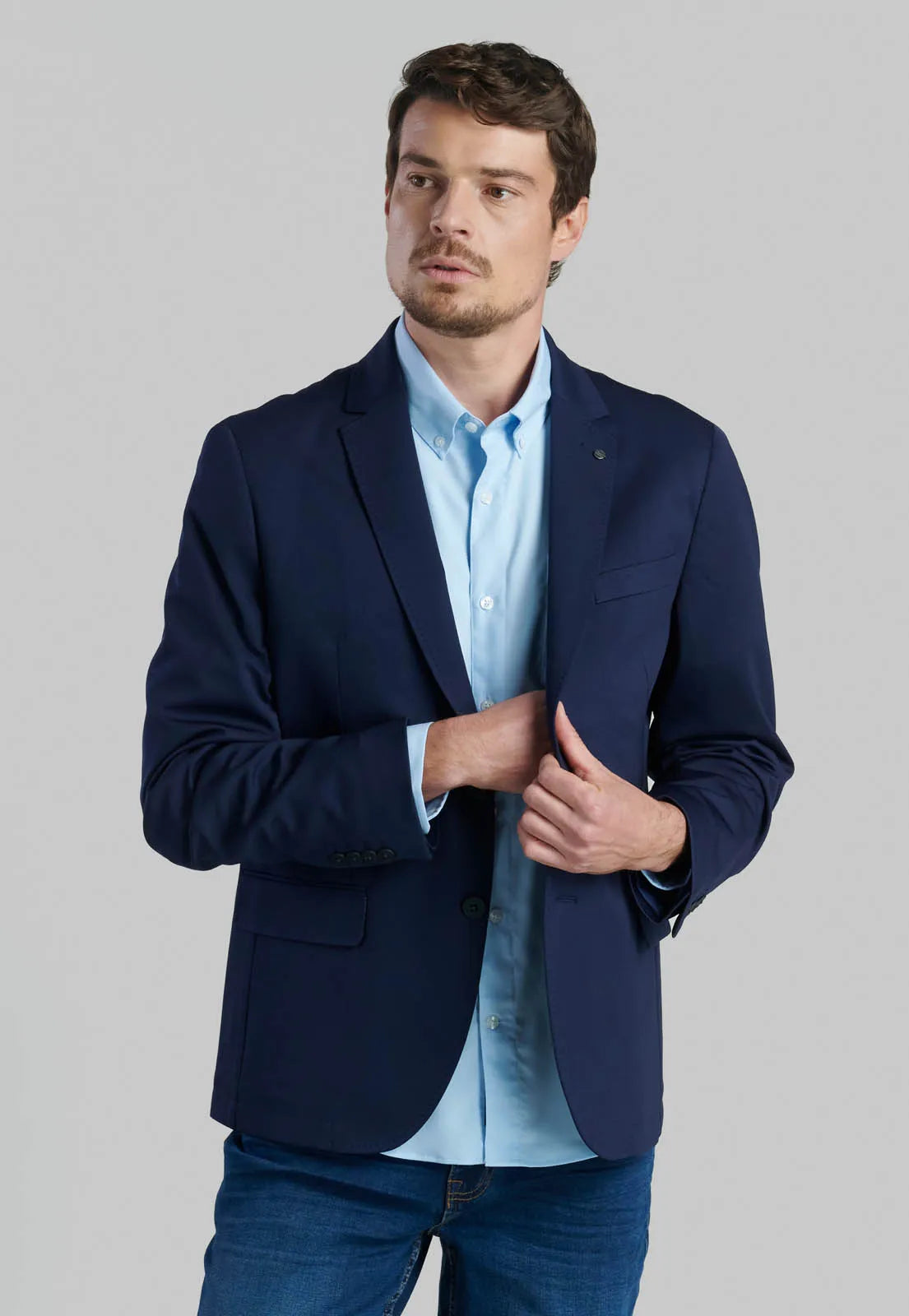 Camisa Hombre Traveller Detroit Sky