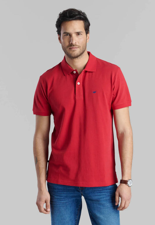 polera-hombre-pique-básica-dk-red