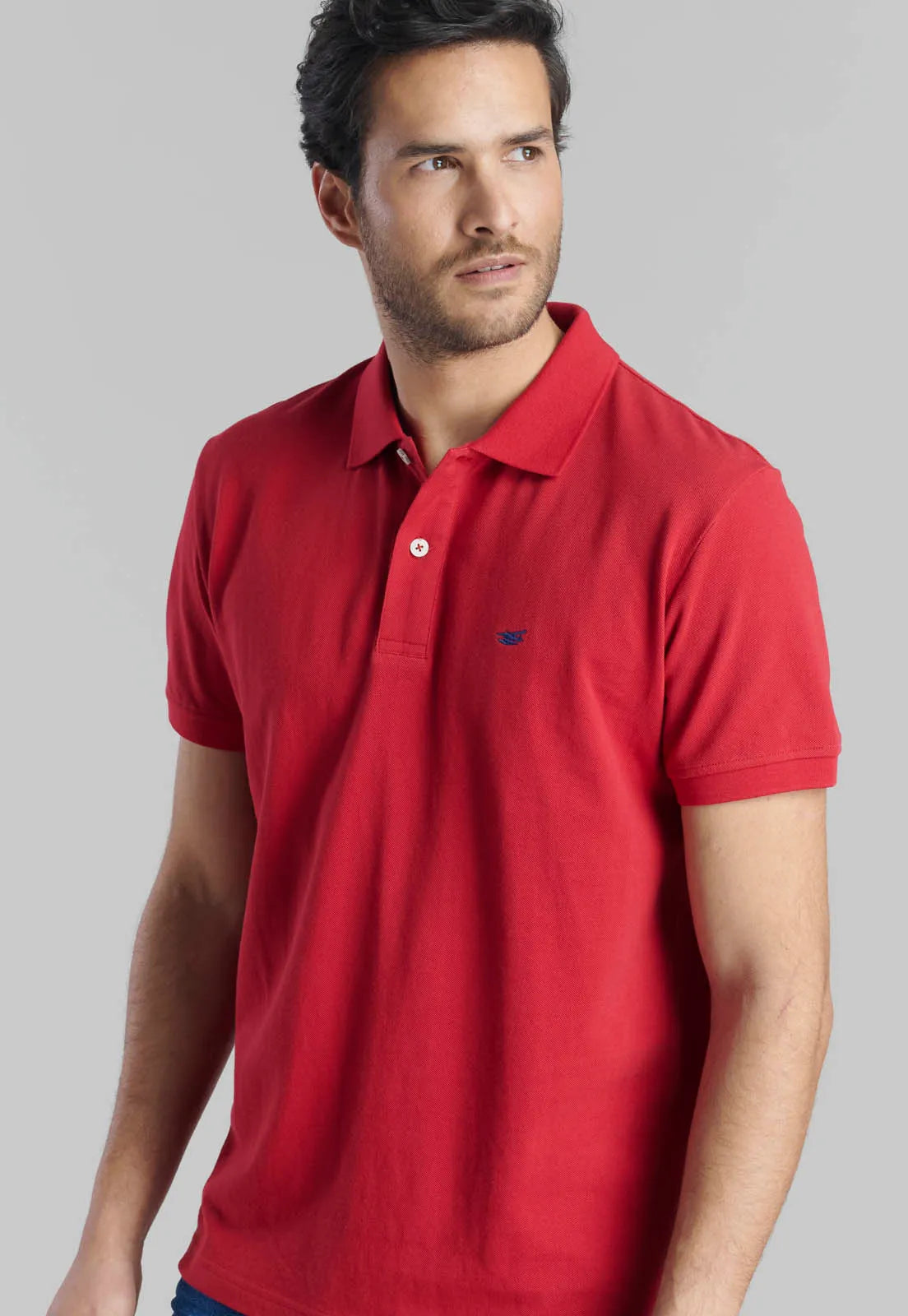 polera-hombre-pique-básica-dk-red