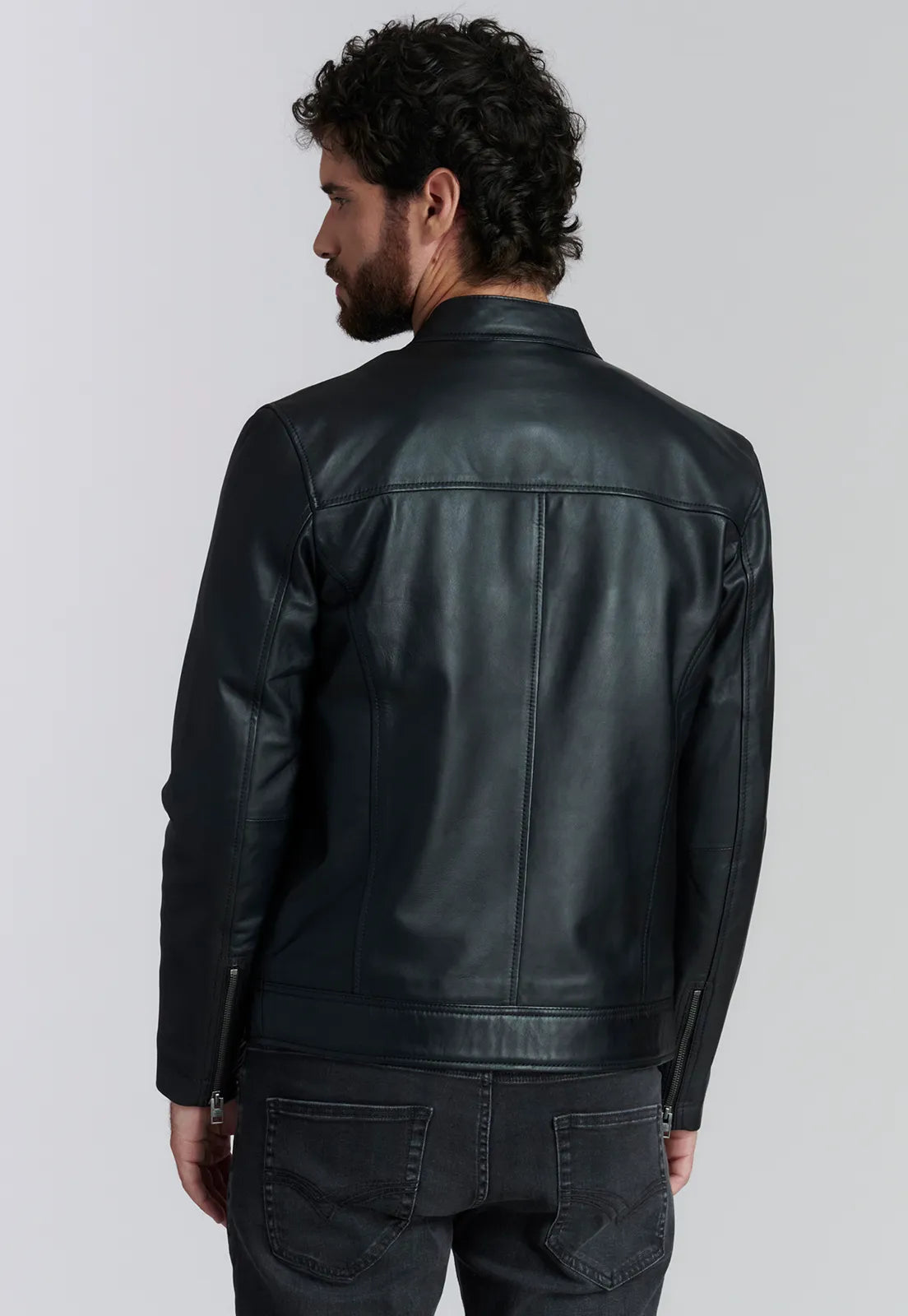 Chaqueta Hombre Biker Colorado Fjs Black