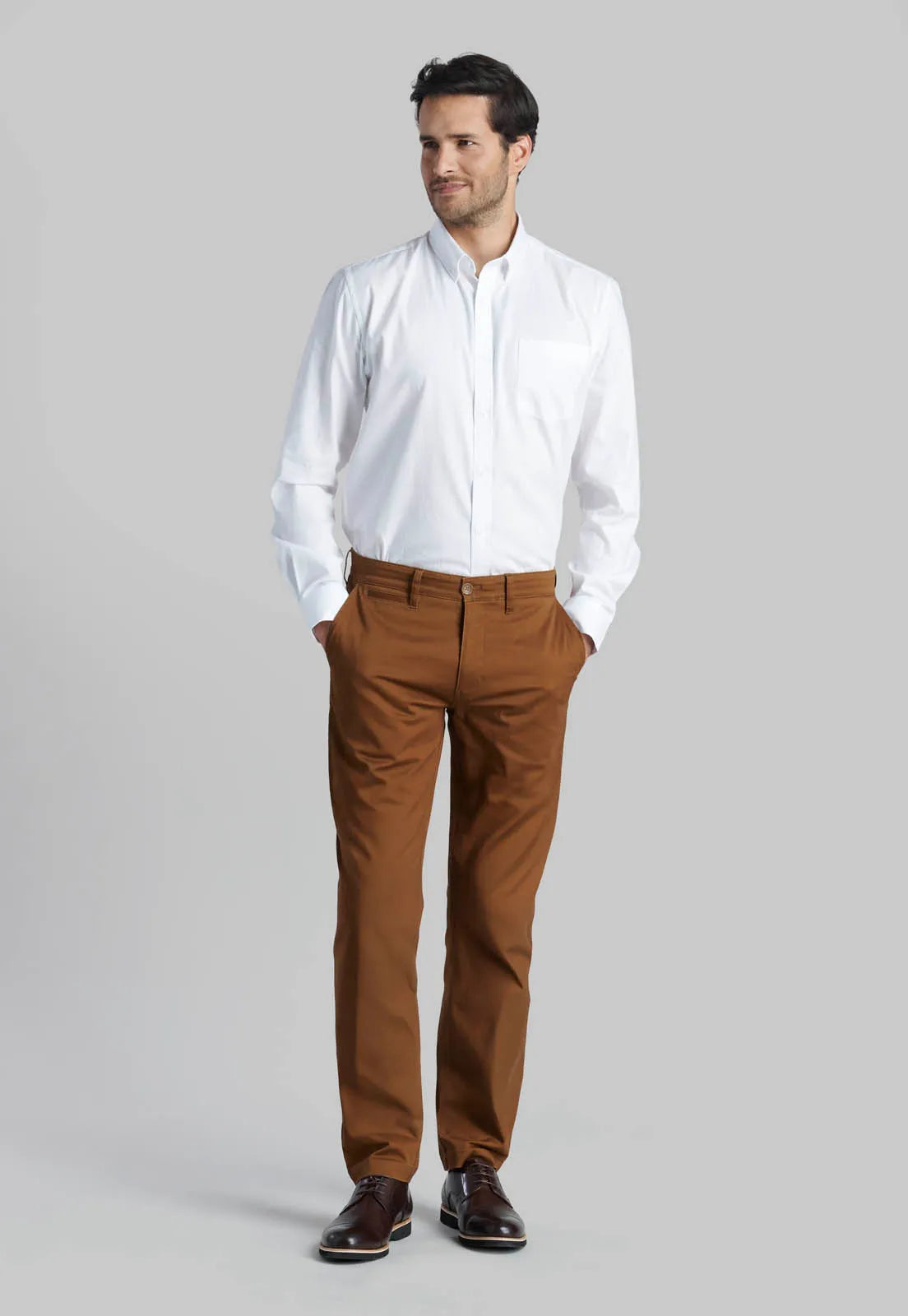 pantalón-hombre-twill-slim-/33-camel