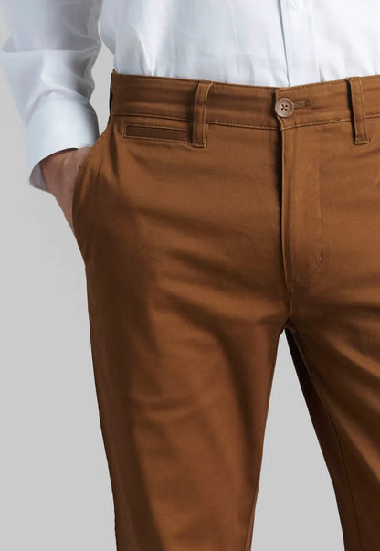 pantalón-hombre-twill-slim-/33-camel