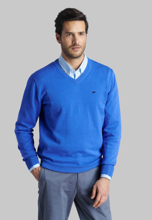 sweater-hombre-v-neck-solido-indigo