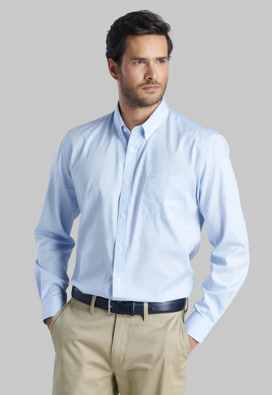 camisa-hombre-oxford-smart-casual-sky