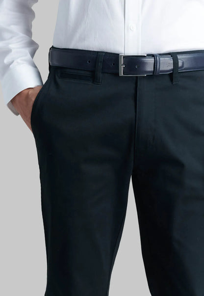 Pantalón Hombre Black Twill Slim /33 Negro