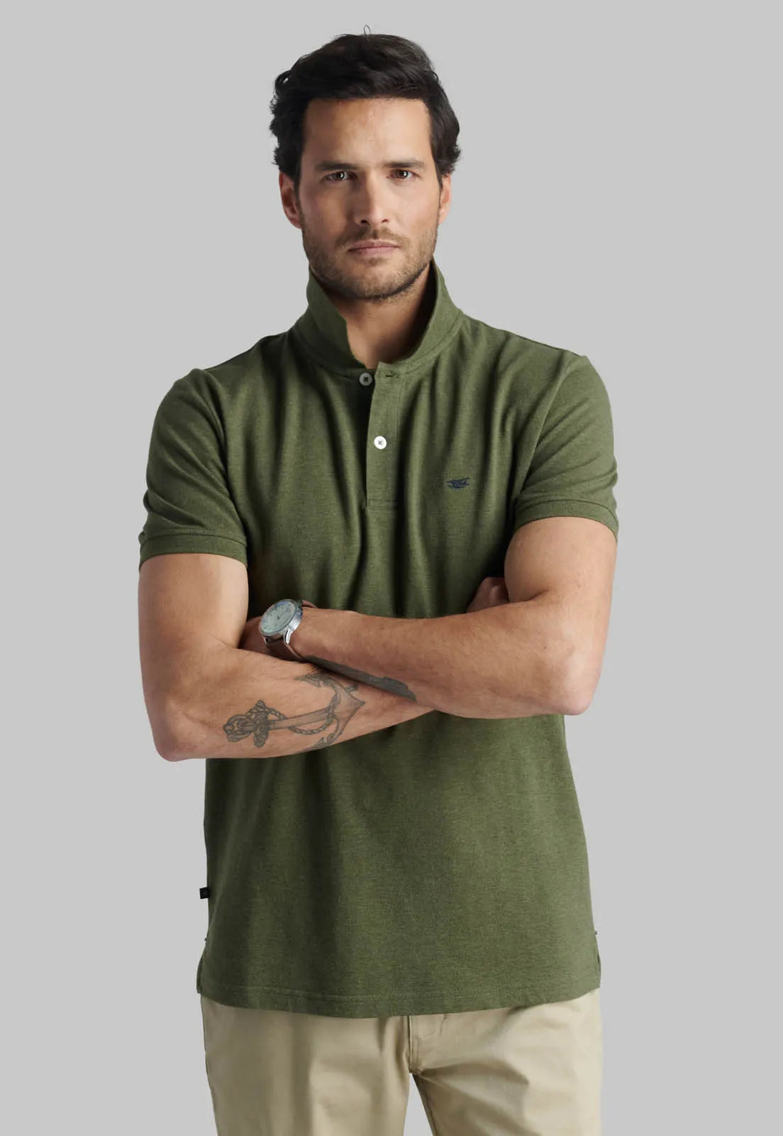 polera-hombre-pique-básica-militar-melange