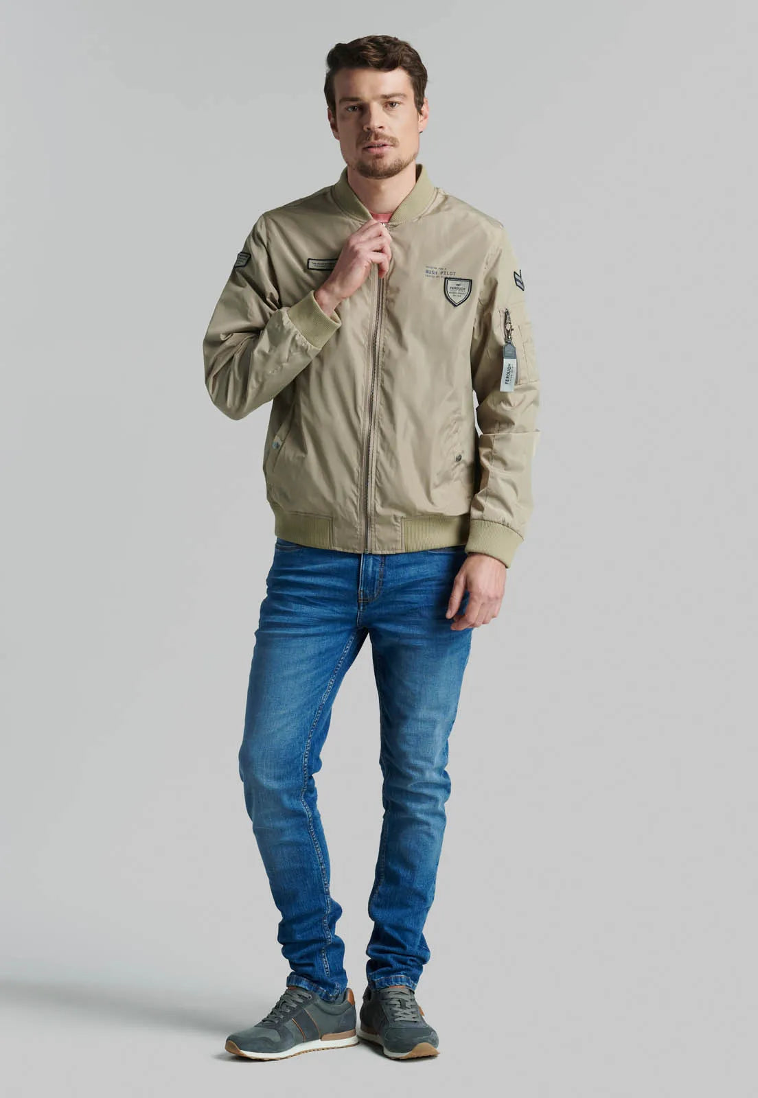 Chaqueta Hombre Pilot Sport Beige