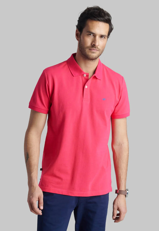 polera-hombre-pique-básica-fucsia