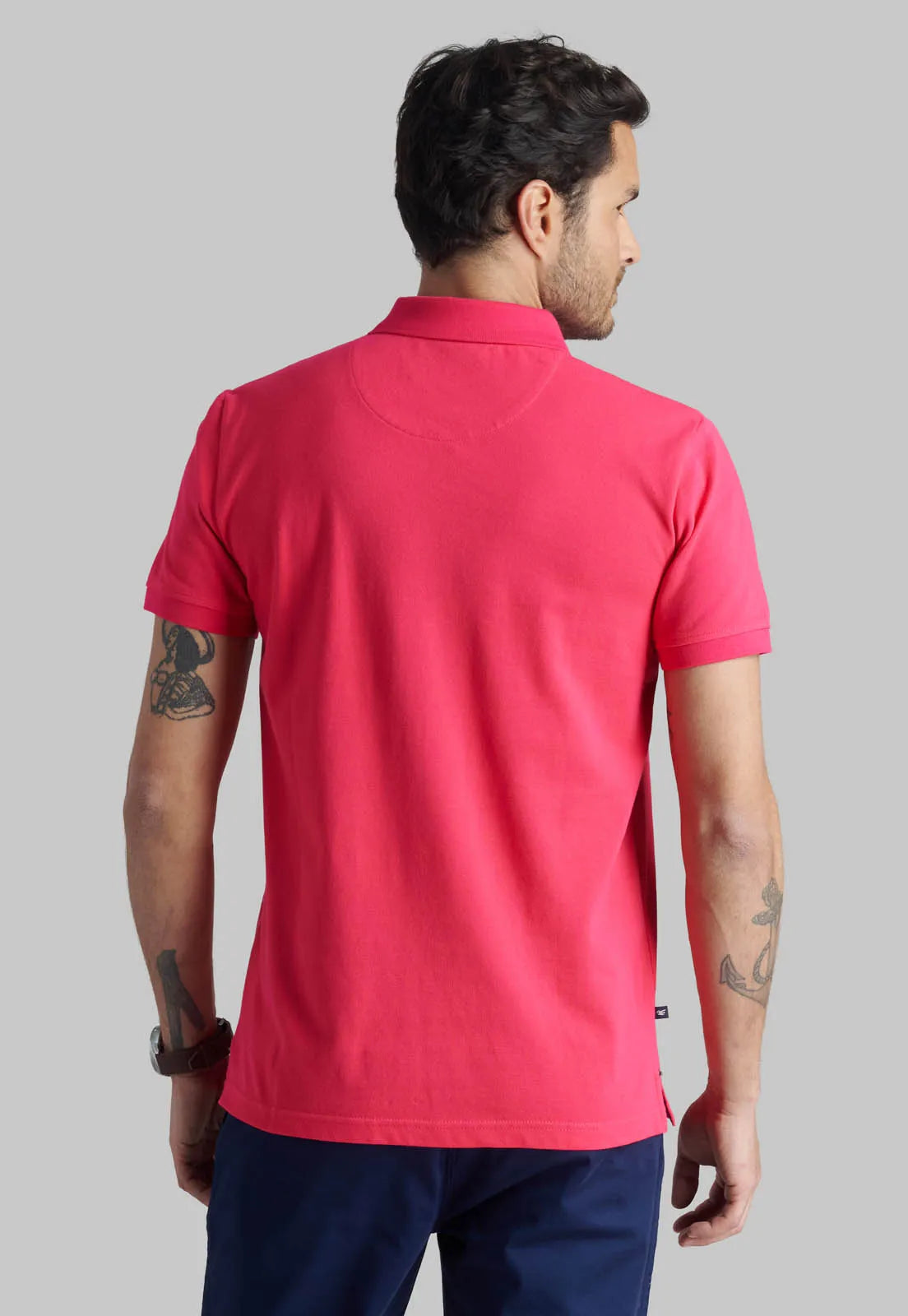 polera-hombre-pique-básica-fucsia