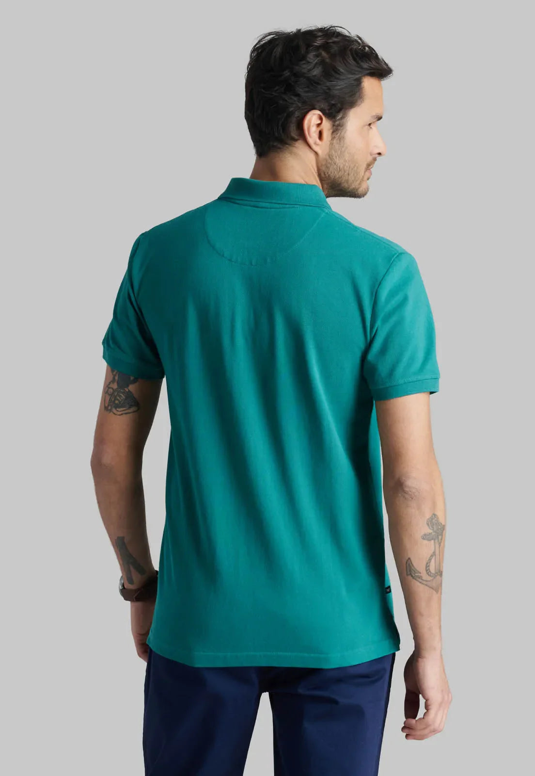 polera-hombre-pique-básica-green