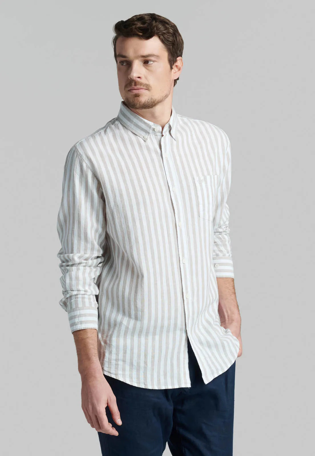 camisa-hombre-lino-listada-omaga-beige