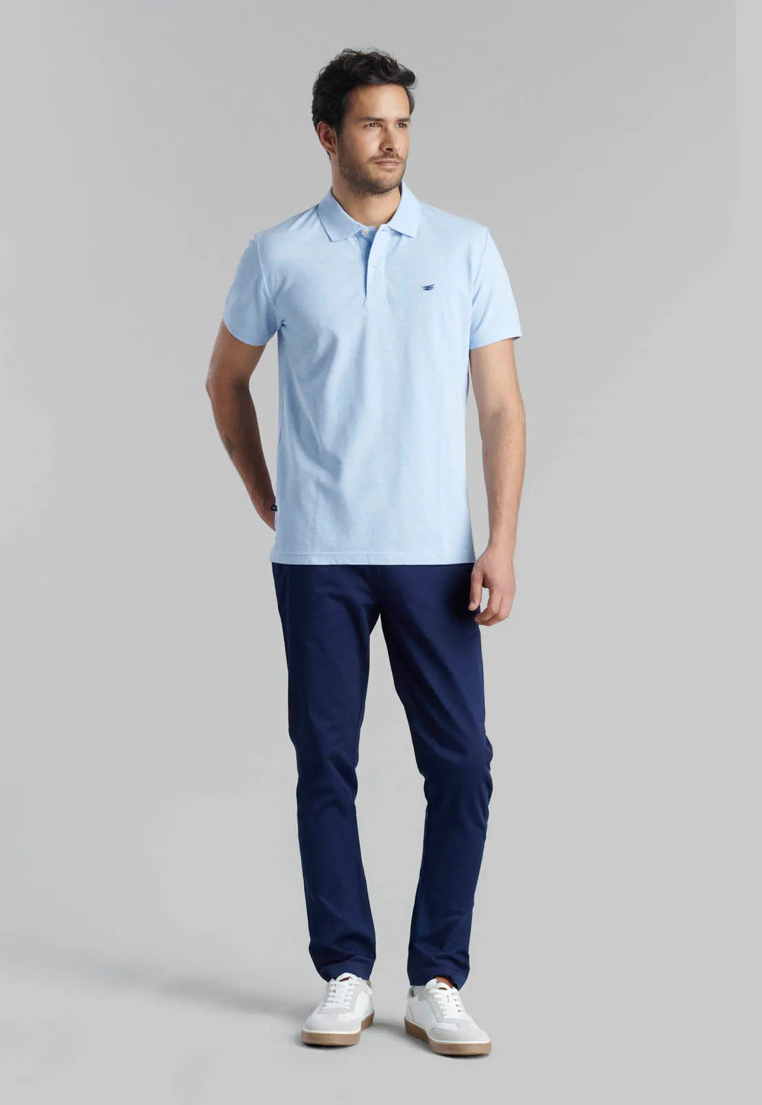 polera-hombre-pique-básica-sky-melange