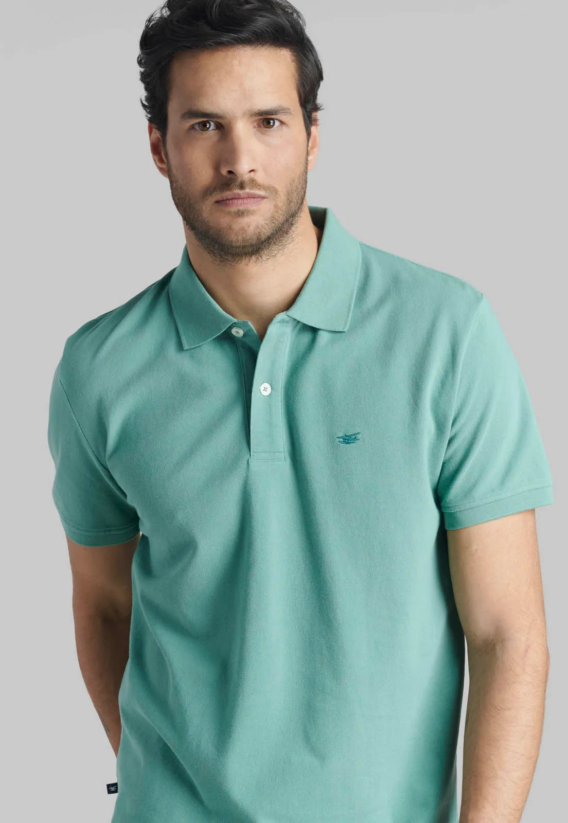 polera-hombre-pique-básica-lt.-green