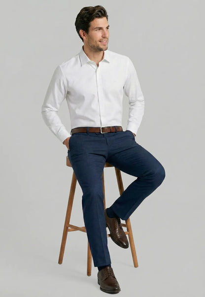 Camisa Hombre Concord White