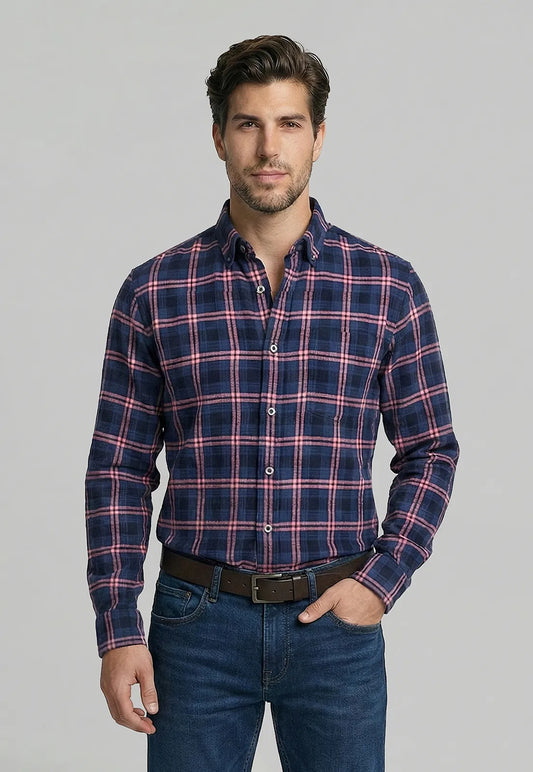 Camisa Hombre Monterrey Coral