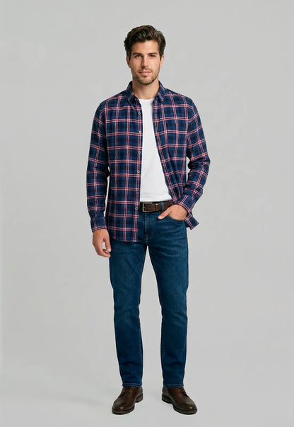 Camisa Hombre Monterrey Coral