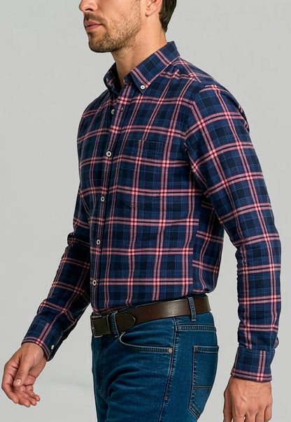 Camisa Hombre Monterrey Coral