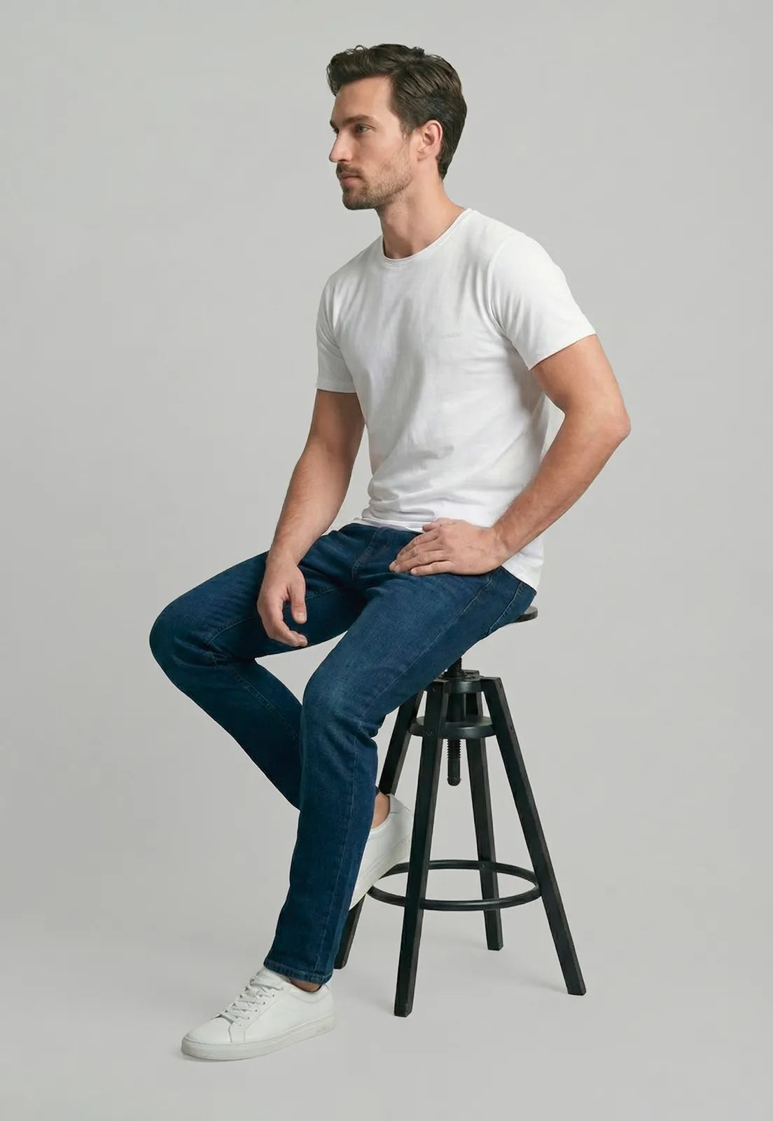 Polera Hombre Chicago White